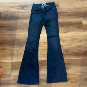 High rise flare jeans
